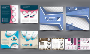 創意視覺表達 探索畫冊單頁圖文排版設計的關鍵要素與矢量素材應用